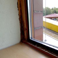 Reperaturdienst Fenster (vorher)